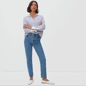 Everlane cheeky jean, size 30, medium blue